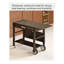 Chariot de barbecue pliable avec tablette de rangement et support à épices - Station de préparation de barbecue en acier inoxydable robuste pour plaque chauffante Blackstone