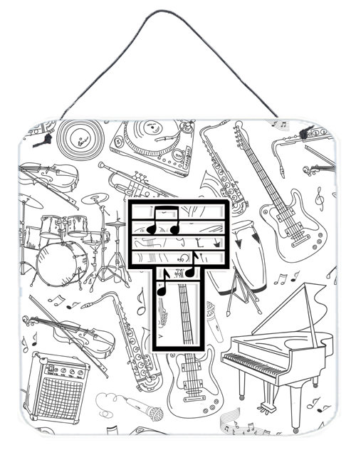 Monogramme « notes musicales », T