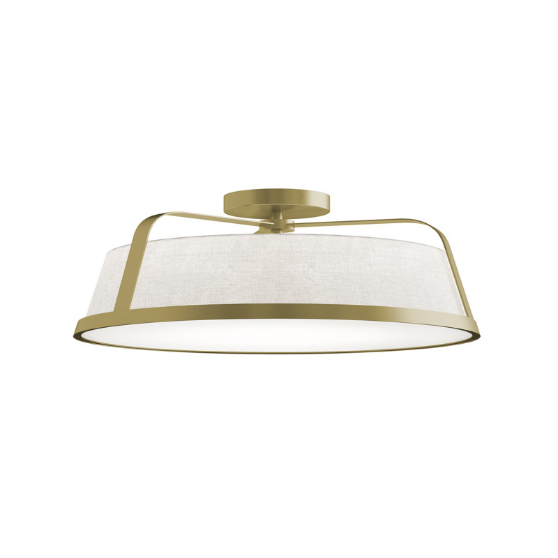 Jamori 18'' Med Base Ceiling, Light Antique Brass