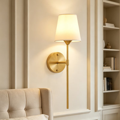 Battery Operated Gold Wall Sconces (Bulbs Included), Rechargeable Wall Lamps with Detachable Dimmable Remote Bulbs,12 RGB Colors & 3 Color Temperatures Wireless Wall Lights