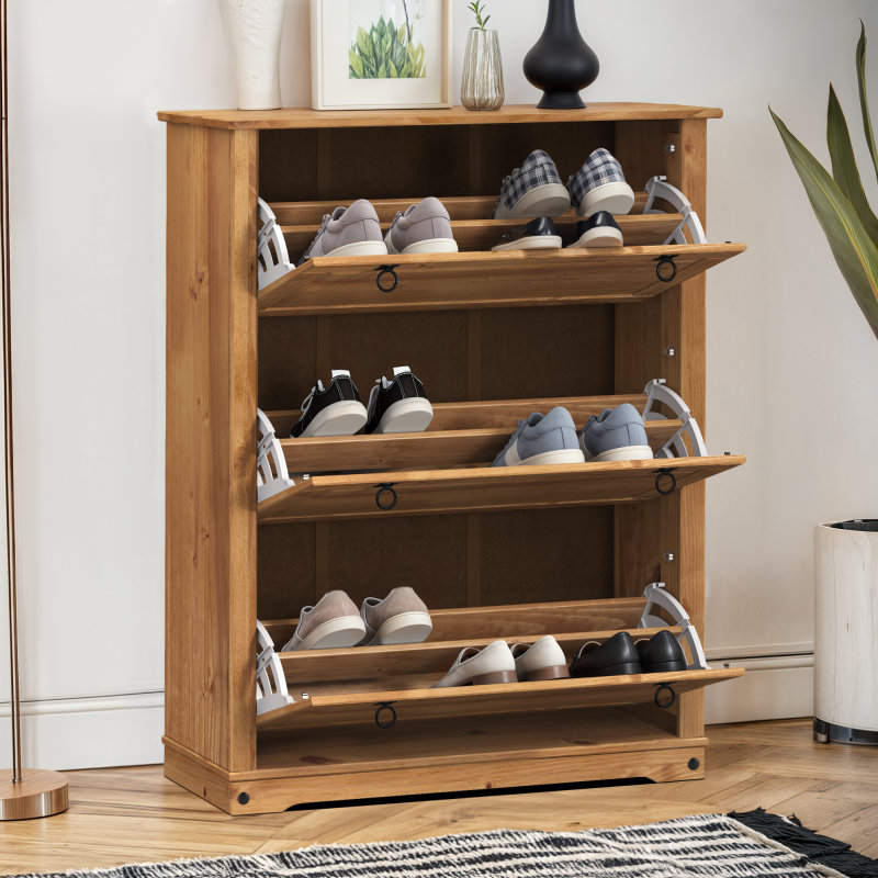 Bayhills Rectangle Accent Cabinet, Brown, Black