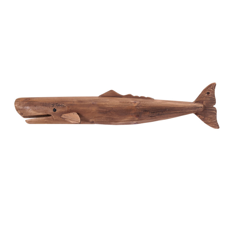 Décoration murale pin en bois de baleine L 34 po