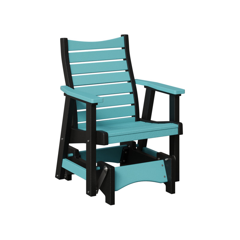 Fauteuil oscillant berlinois Berlin Premium Bristol, Aruba Blue Top/Black Base