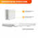 38" W x 38" D Neo-Angle Double Shower Base
