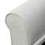 Élégant rembourré avec compartiment de rangement, gris, pour un espace de vie compact-540016759