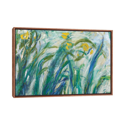 Iris jaune et mauve, 1924-1925 par Claude Monet - reproduction d'art