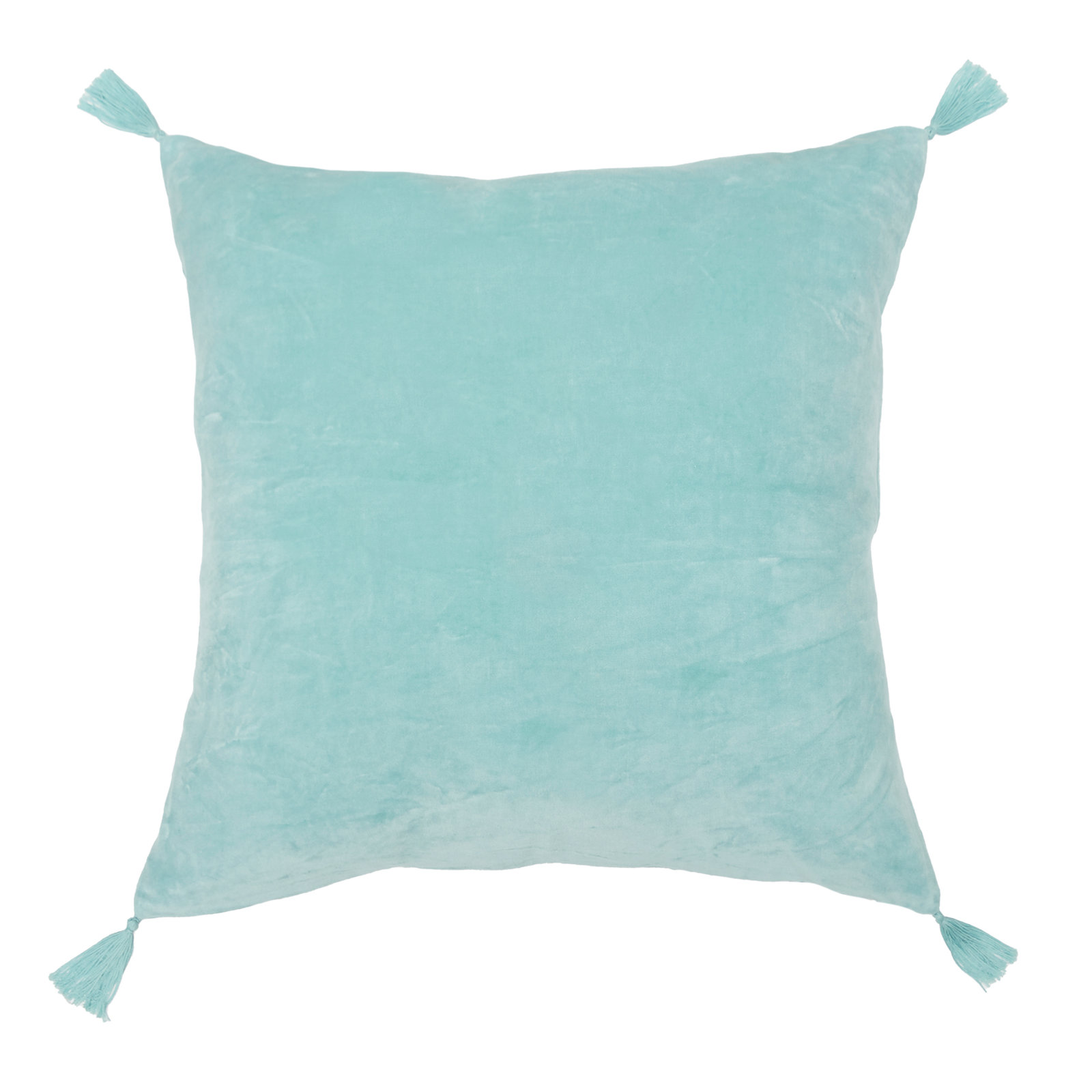 Rodrick 22" x 22" Cotton Throw Pillow, Blue