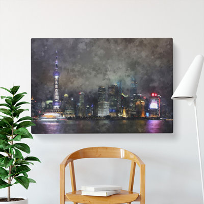 Shanghai Skyline Vol.1 - Wrapped Canvas