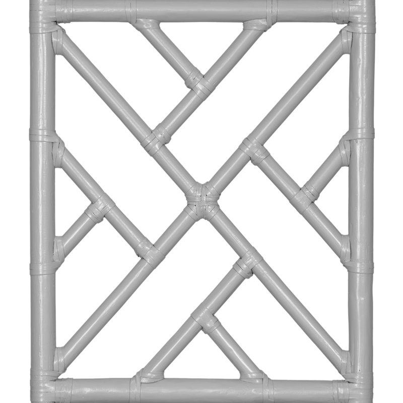 Chippendale Standard Bed, Light Gray, California King
