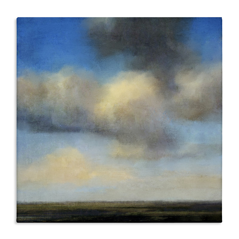 «Clouds Over Countryside» par Suzanne Nicoll, H 24 po x l 24 po
