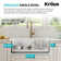 KRAUS Turino™ 30" L Drop-In Undermount Fireclay Single Bowl Kitchen Sink with Thick Mounting Deck in Gloss White