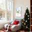 «Christmas Winter Deer Forest Snow Scene», ensemble de 3 reproductions d'art sur toile-2061150564