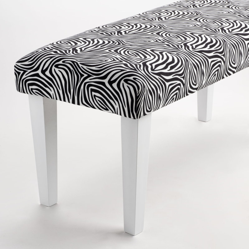 Tello Velvet Upholstered Bench, H40 x W160 x D35cm