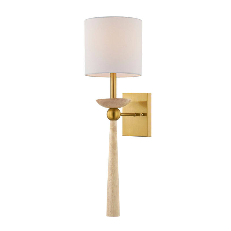 Bea Wood Wall Sconce, Natural
