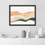 «Abstract Watercolor Landscape Layers Warm Desert» sur-98266855-98266856