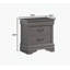 1pc Table de chevet grise Louis Philippe-881085555