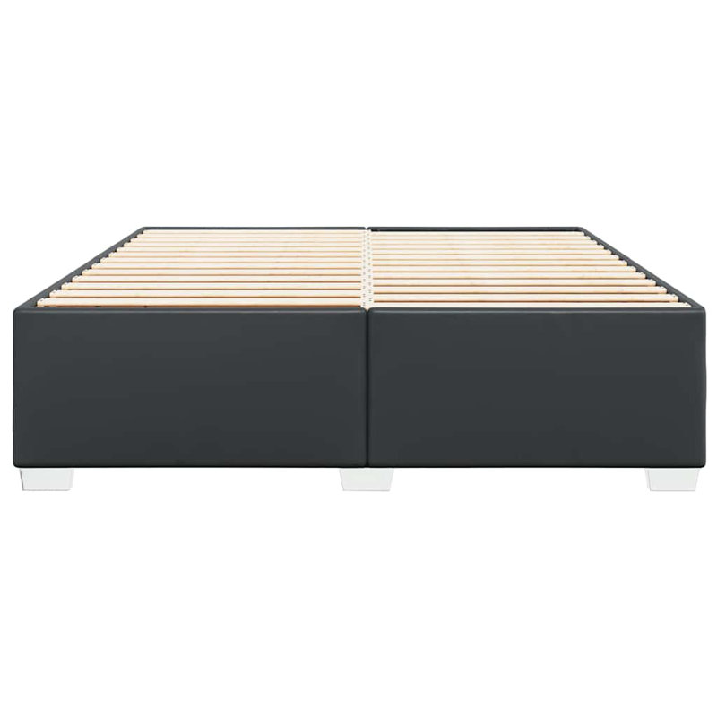 Stefanos Upholstered Faux Leather Bed Frame, Super King