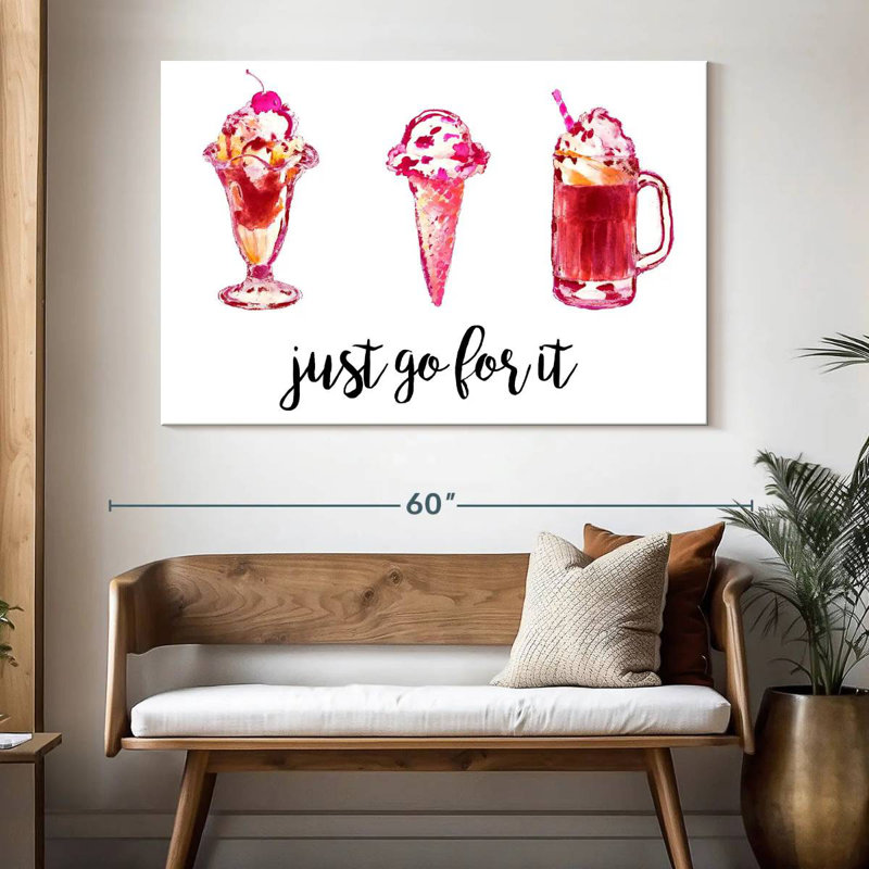 Yarlin Just Go For It, 34" H x 51" W