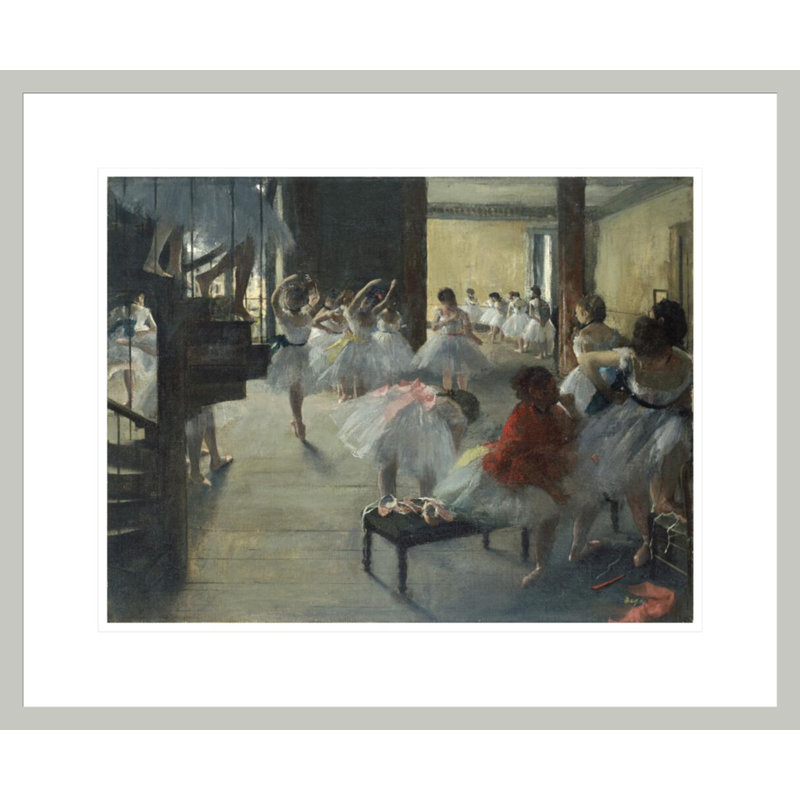 «The Dance Class» par Edgar Degas, impression giclée sur cadre, H 17,75 po x l 21,53 po