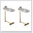 2-pieces C-shaped Side Table, C Shaped End Table, Side Table for Couch and Bed