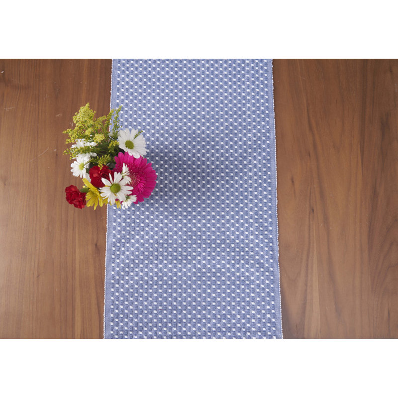 Bahar Cool Mint Table Runner, Blue