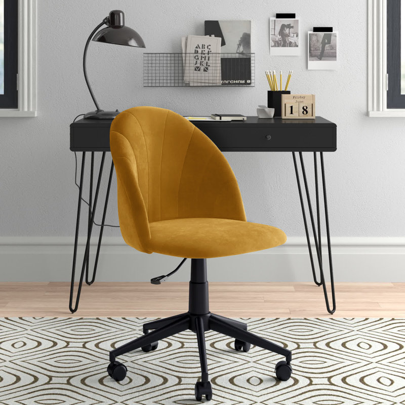 Adah Office Chair, Yellow