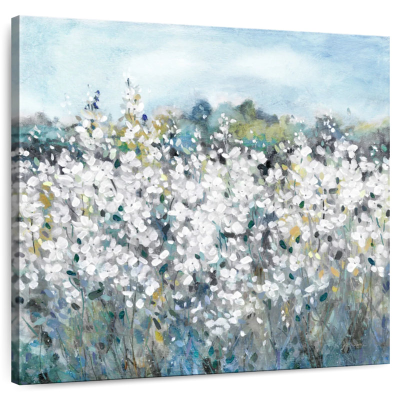 Fields In Bloom, 16" H x 16" W
