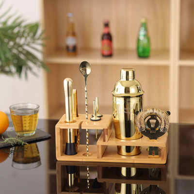 Rylon Bartender Kit - Bar Tool Set - Mixology Bar Set Cocktail Shaker Set