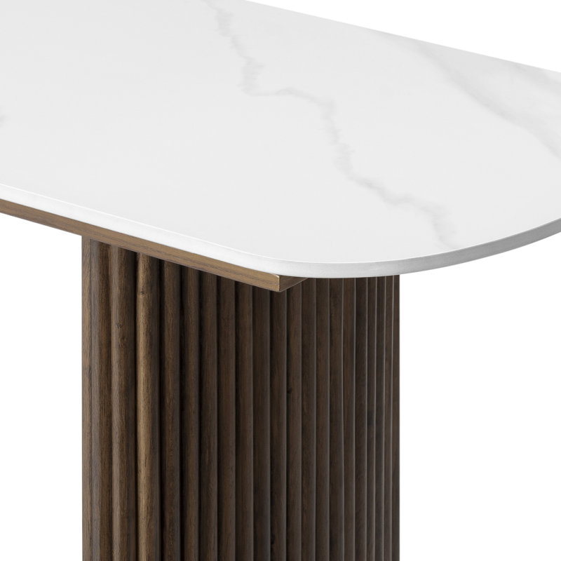 Plateau de table en faux marbre DIY