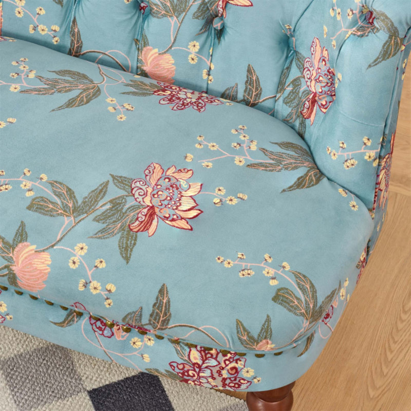 Chaise de canapé à motif floral capitonnée de style européen pour le salon et la chambre à coucher, multifonctionnelle et élégante