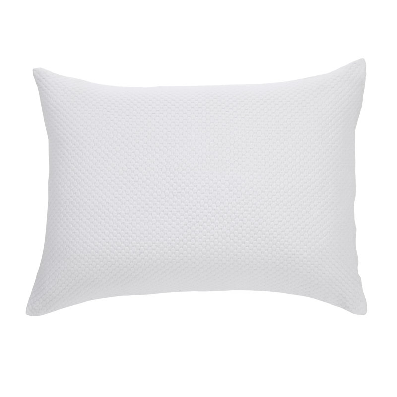 Meridian Cotton Pillow Sham, Raspberry, Standard