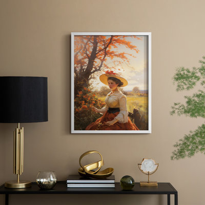 WOMEN Series DCCCXLI  -Premium Framed Print -Ready to Hang - No Nails Required