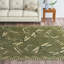 Tapis intérieur / extérieur vert / brun clair Kuehn-355985824