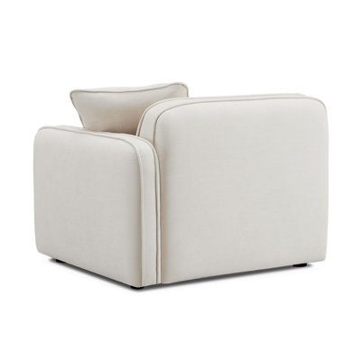 Guildford Sand Upcycled Linen RAF Corner Chair