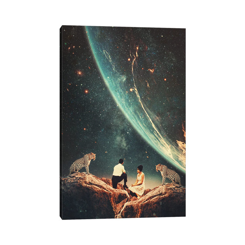 Guardians Of Our Futur par Frank Moth - Toile tendue, estampe numérique sur toile tendue, H 26 po x l 18 po x 1,5 po