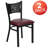 Prompton Coffee Back Metal Restaurant Chair-587388517