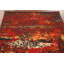 Colourful Abstract Oriental Area Rug 5x7