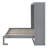 Full Size Murphy Bed Wall Bed,Gray-1844703579-1844703576