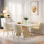Ensemble de table à dalle de roche moderne et simple de style crème-1481160759-1481160762
