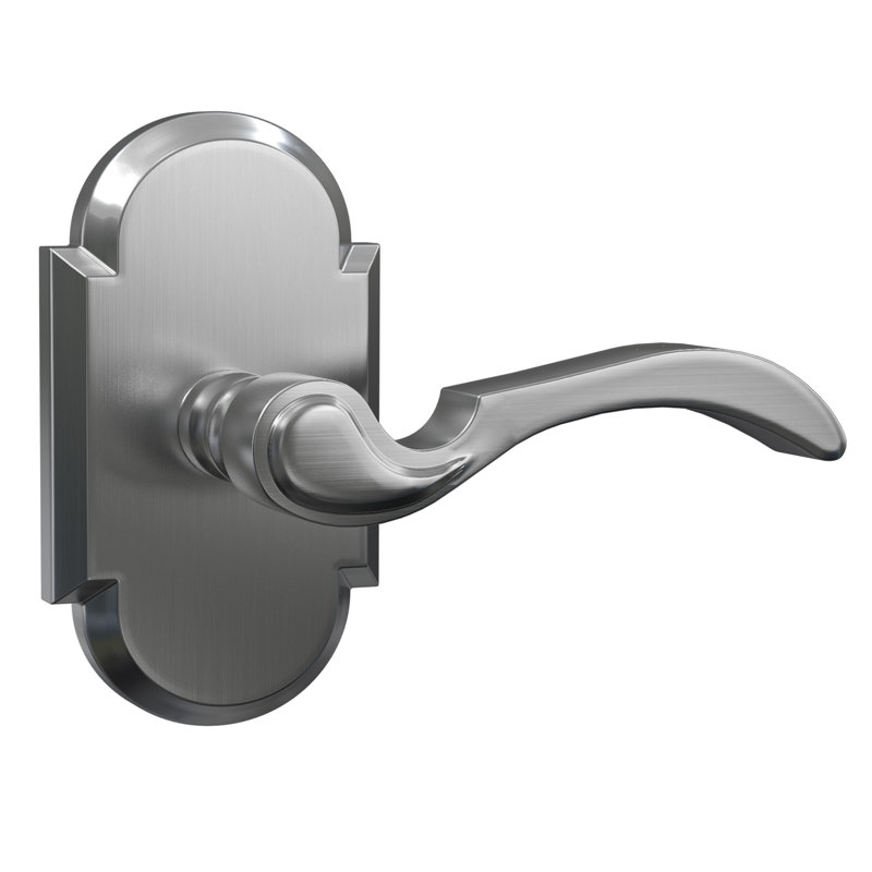 Levier de passage Bravura 903-G2 sur rose arquée en nickel satiné - LH, Nickel satiné, Gauche
