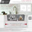 Évier de cuisine double cuve 60/40 en composite de granit gris, 27,25 po x 18,38 po, à encastrer ou à poser.-72769905