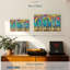 «Summer Tropical Palms», 3 pièces sur toile-98562945