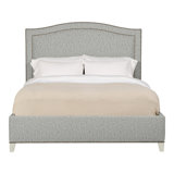 Caroline/Casey Queen Upholstered Low Profile Panel Bed
