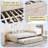 Full-size Upholstered Daybed With Shelves And Slats-96822827