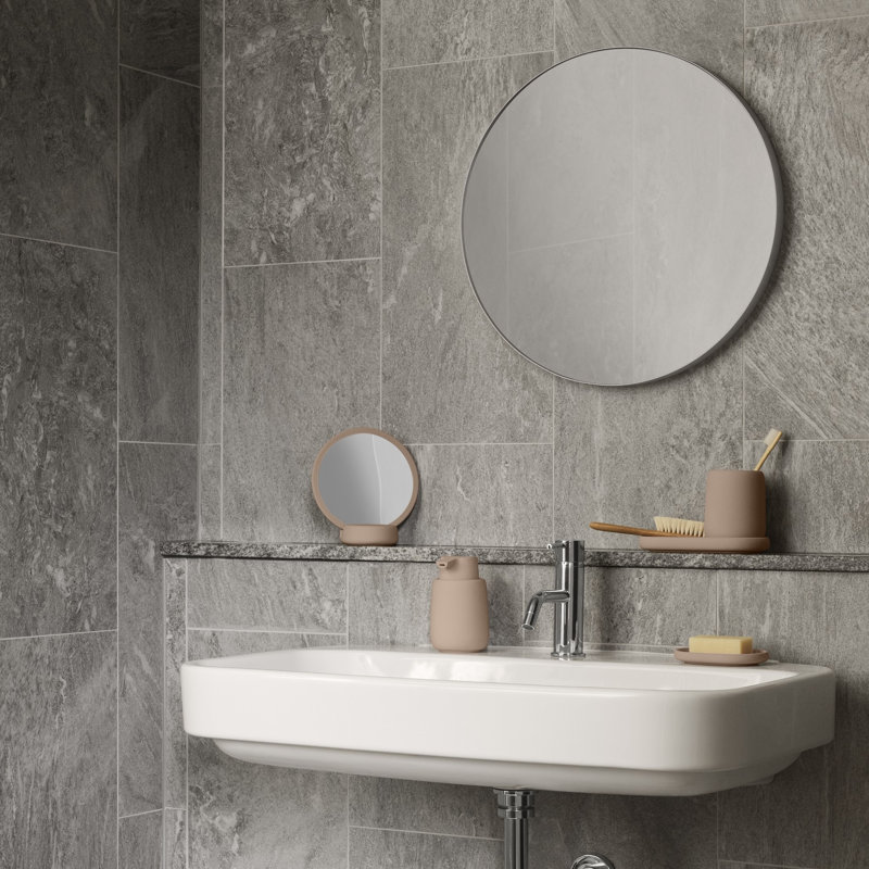 SONO Bathroom Accessory Set, Cream