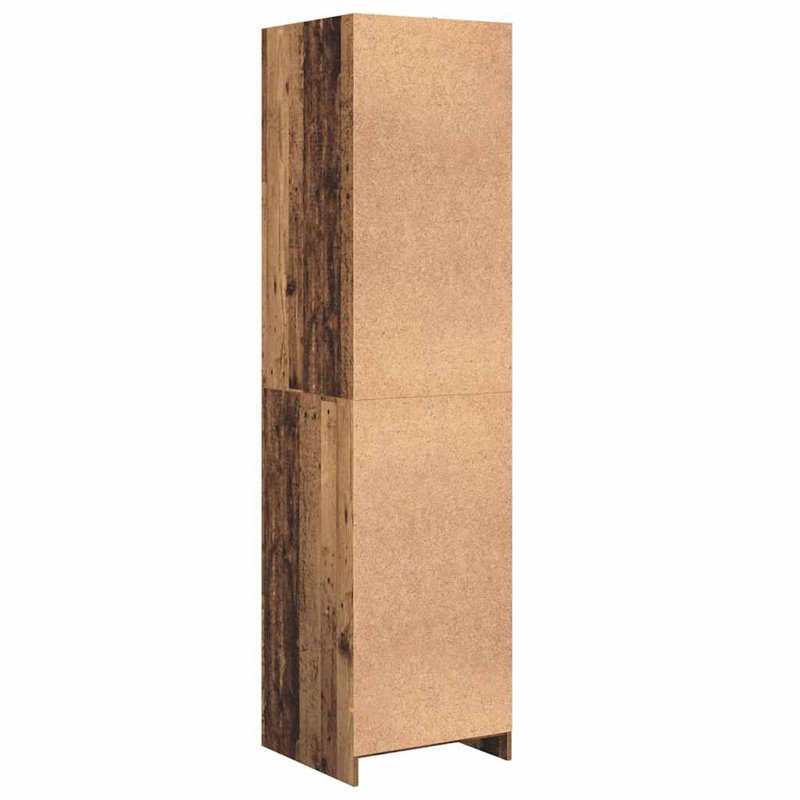 Engineered Wood Wardrobe, Old Wood