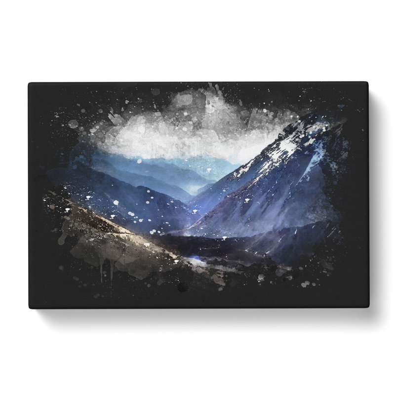 Trail in the Annapurna Circuit Nepal - Wrapped Canvas, 35cm H x 50cm W x 3cm D
