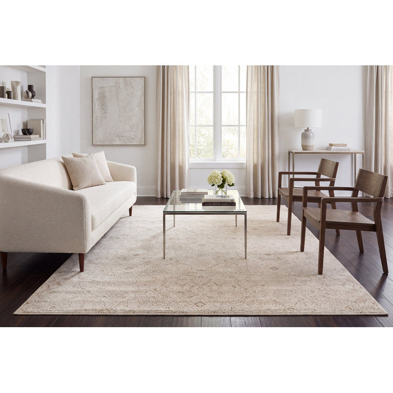 HARMONY 9.2X12.10 59002-9595 BEIGE/IVORY, Rectangle 9'2" x 12'10"