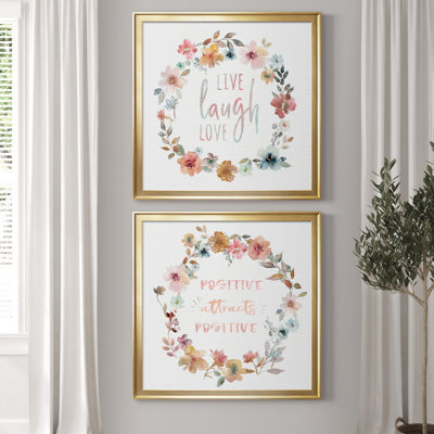 " Live Laugh Love " 2 - Pieces