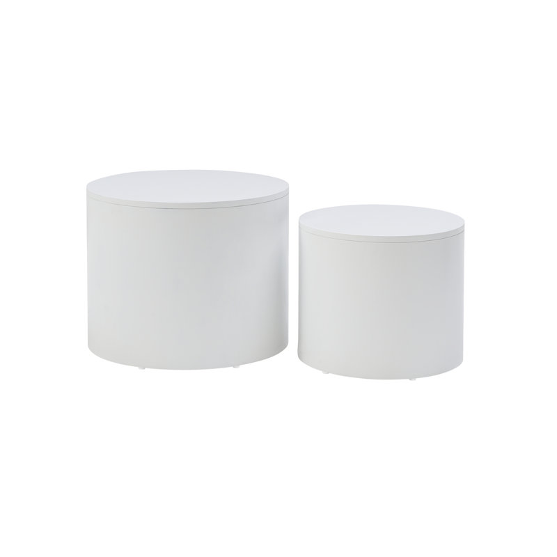 Axsel Nesting Tables, White